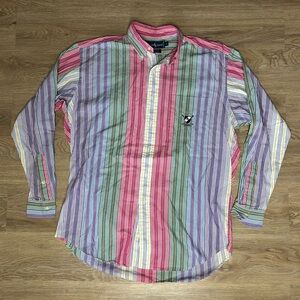Ralph Lauren Golf Multi Colored Long Sleeve Shirt